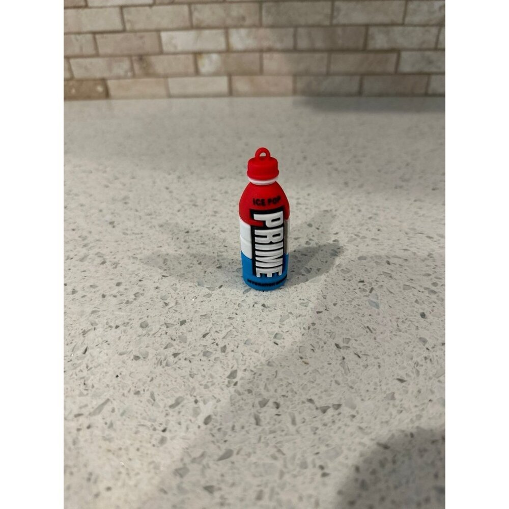 Prime Hydration Drink Ice Pop Flavor Bottle Keychain